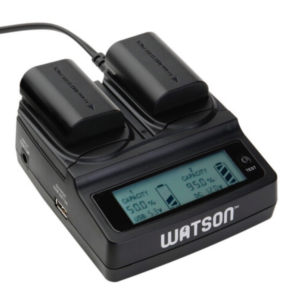 Watson Duo Charger For Canon 900 series. Comes With Power cord